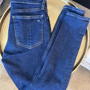 Rag & Bone Deep Blue Skinny Jeans